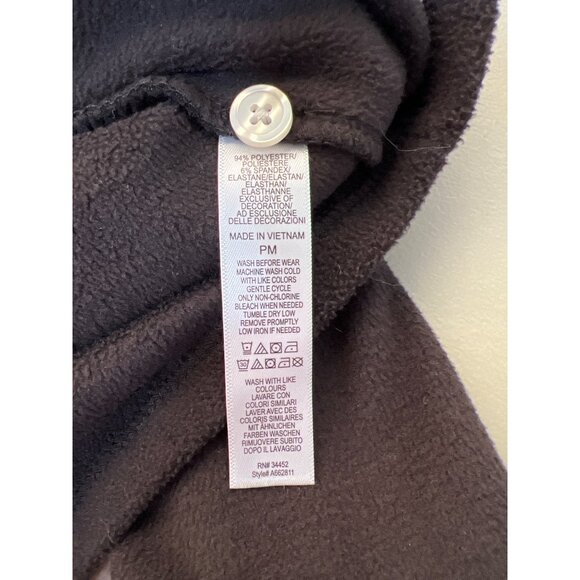 Cuddl Duds Petite PJ Set Size Medium Fleecewear Stretch Notch Collar Loungewear - Picture 5 of 11